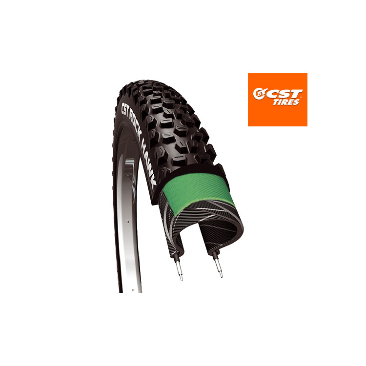 Neumatico CST ROCK HAWK, 27.5x2.40. Tubeless Dual Compound,60 TPI Black.